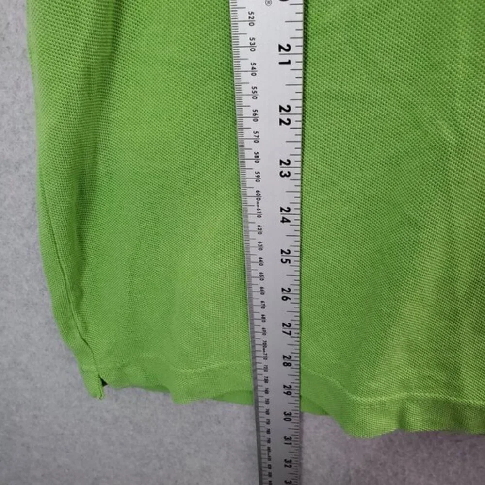 True Religion Men Polo Shirt 3XL Green‎ Logo California Style Sportswear